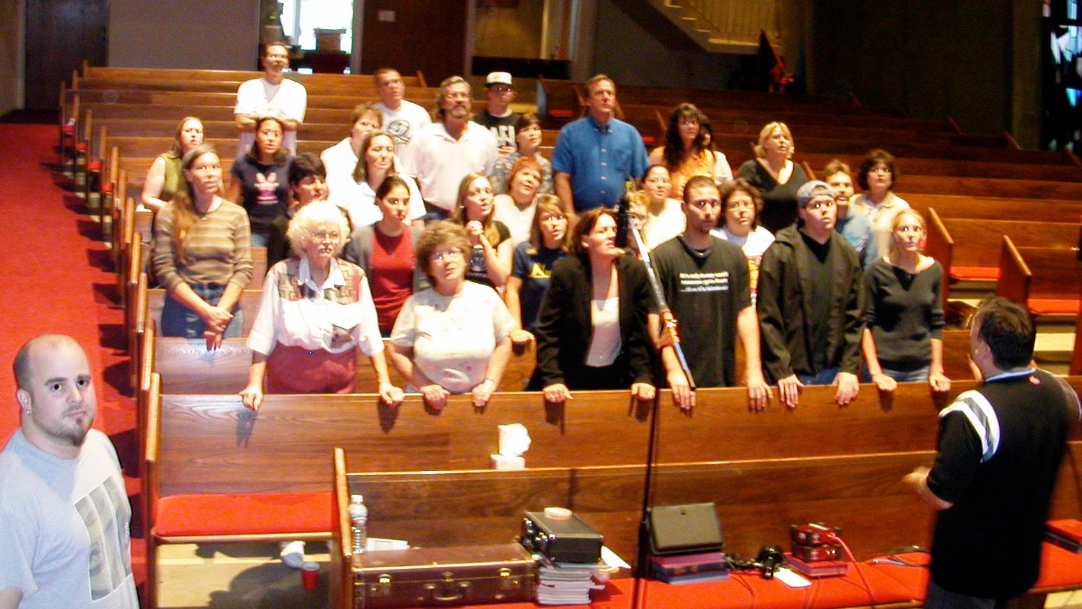 The rent-a-crowd at Tujunga United Methodist Church